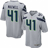 Nike Men & Women & Youth Seahawks #41 Maxwell Gray Team Color Game Jersey,baseball caps,new era cap wholesale,wholesale hats